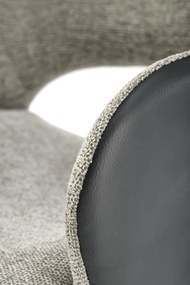 Scaun tapitat K494 gri/negru