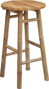 vidaXL Scaun de grădină natural Ø 38 x 68 cm Bambus