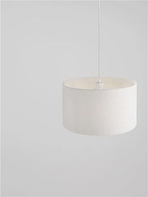 Lustra suspendata cu abajur alb SYRIN