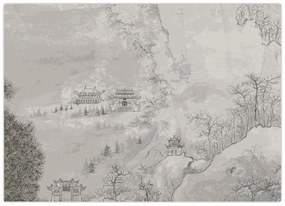 Tablou - Peisaj chinezesc (70x50 cm)