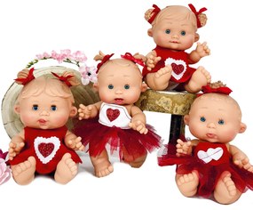 Papusa Artizanala Nines d"Onil cu miros de vanilie - Colectia Love Original (26 cm)