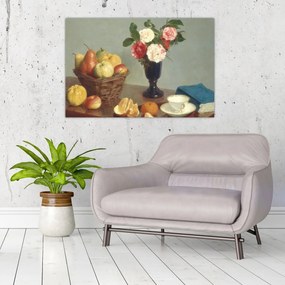 Tablou - Henri Fantin-Latour, Still  Life, reproducere (90x60 cm)