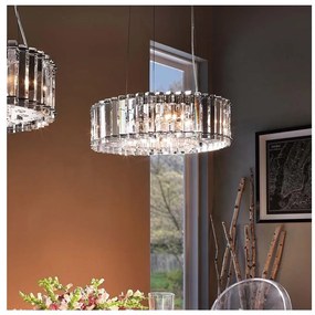 Lustră LED pentru baie CRYSTAL Kichler KL-CRYSTAL-SKYE8 SKYE 8xG9/3W/230V IP44