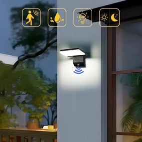 Immax 08513L - Aplică LED de exterior cu senzor MODERN, 18W, 230V, IP65