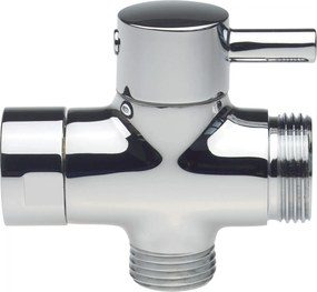 Comutator de dus, pentru coloane de dus, 2 functii, crom Deante