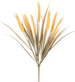 Buchet cu spice de cereale - ornament artificial,culoare crem-galben, 20 x 40 cm