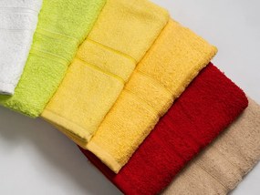 Prosop din bumbac Culoare Galben deschis, DONNA 70X120 cm