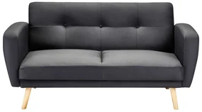 Canapea 2 locuri Flong (negru) . 1008649