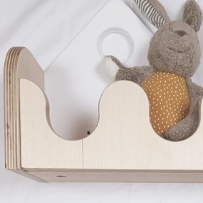 Set 2 rafturi perete + Cuier Montessori NEST SET Green