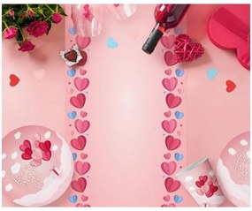 Iubire Love Is In The Air Pink farfurie din hârtie set de 6 18 cm