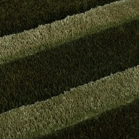 Covor verde închis țesut manual din lână 120x170 cm Gatsby – Flair Rugs