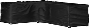 vidaXL Husă mobilier de grădină în formă de L 16 ocheți, 210x260x80 cm