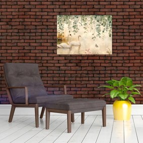 Tablou - Lac, acvariu (70x50 cm)