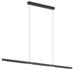 Lustra LED suspendata liniara MECA 28W negru 3000K