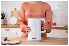 Cană electrică fierbător alb 1,5 l Sense KO693110 – Tefal