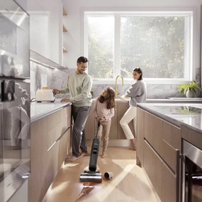 Aspirator vertical Tineco Floor One S7 Flashdry Pet, 230W, Curatare umeda, Autonomie 40 minute, 4 moduri, Sistem de auto-curatare FlashDry, LED display, Negru