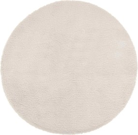 Covor rotund din blană