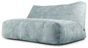 Fotoliu bean bag verde mentă cu tapițerie din catifea reiată Sofa Tube 160 – SLOWDOWN