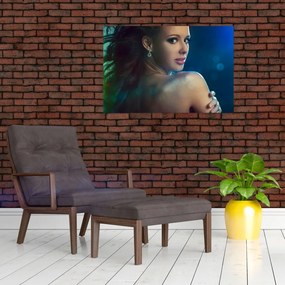 Tablou - Privirea unei femei tinere (90x60 cm)