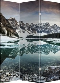 Paravan - Lacul iarna (126x170 cm)