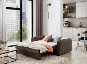 OFERTA Canapea extensibila 2 locuri LAINE, maro, calitate II