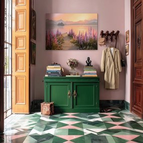 Tablou 113x85 cm Lupine Shore – Styler