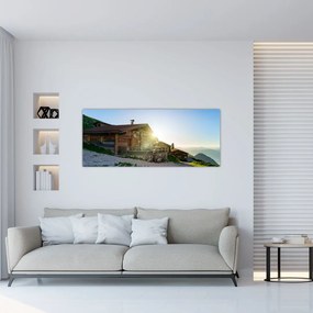 Tablou - Dimineața în Alpi Tirol (120x50 cm)