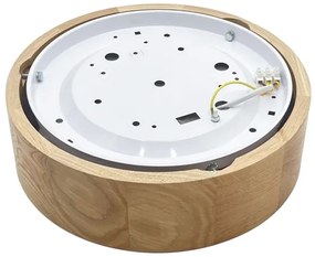 Brilagi - Plafonieră LED CARVALHO, 20W/230V, finisaj stejar, Ø 27,5 cm