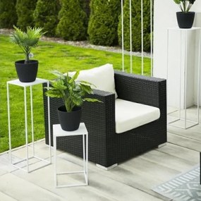 Suport pentru flori 40x24 cm, alb