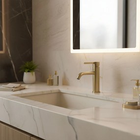 Baterie pentru baie Rea Foster Brush Gold Low