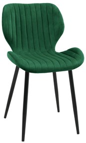 Scaun de sufragerie Saira II (verde închis). 1071221