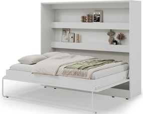 Pat rabatabil Devesto Horizontal Wall 140 alb, 200x140 cm – Alb