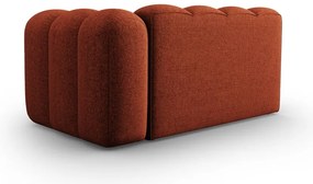 Modul pentru canapea cărămiziu (cu colț pe partea dreaptă) Lupine – Micadoni Home