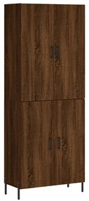 3195690 vidaXL Dulap înalt, stejar maro, 69,5x34x180 cm, lemn compozit