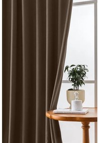 Draperie opacificanta maro VELVET 140x270 cm Agatat: Rejansa