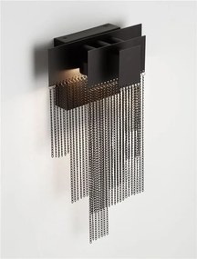 Aplica LED design modern REVIA negru