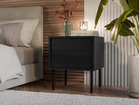 Set 2 noptiere Hermano (Negru) . Promo -16%. 1105887