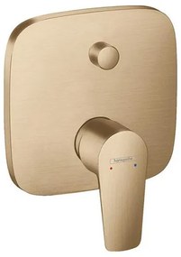 Baterie cada - dus Hansgrohe, Talis E, bronz periat