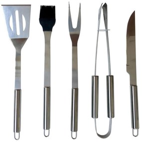 Ustensile de grătar Fieldmann 5 buc. oțel inoxidabil