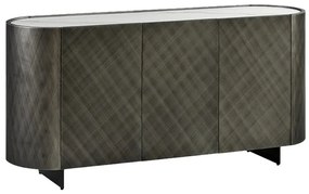 Comoda cu model optic 3D, Ceramica Alba, REFLECTION 150cm A-46501 VC