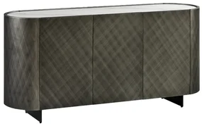 Comoda cu model optic 3D, Ceramica Alba, REFLECTION 150cm A-46501 VC