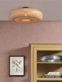 Lustra eco din bambus Palawan natur, 60x15cm