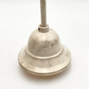 Lustră pe lanț RETRO 2xE27/60W/230V auriu/matină