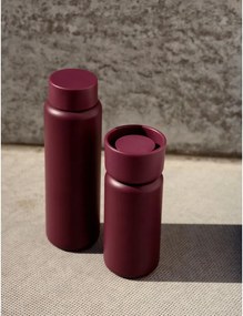 Cană termos burgundy din oțel inoxidabil 650 ml Singles – Zone