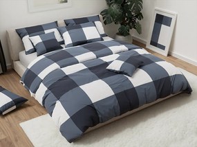 Lenjerie de pat din flanel BASILIA gri Dimensiune lenjerie de pat: 70 x 90 cm | 140 x 200 cm