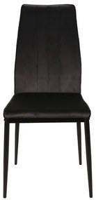 Scaun de bucaterie Atom Velvet, negru