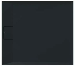 Cadita de dus dreptunghiulara Ideal Standard i.life Ultra Flat S negru intens 100x90 cm