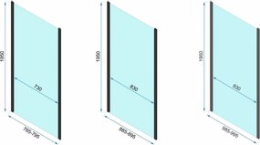 Cabina dus REA Rapid Swing Crom