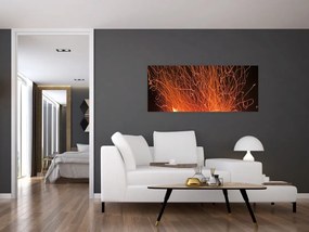 Tablou cu focul (120x50 cm)