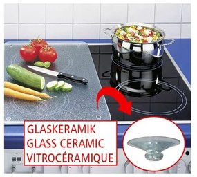 Set 2 protecții din sticlă pentru aragaz Wenko Caprese, 52 x 30 cm